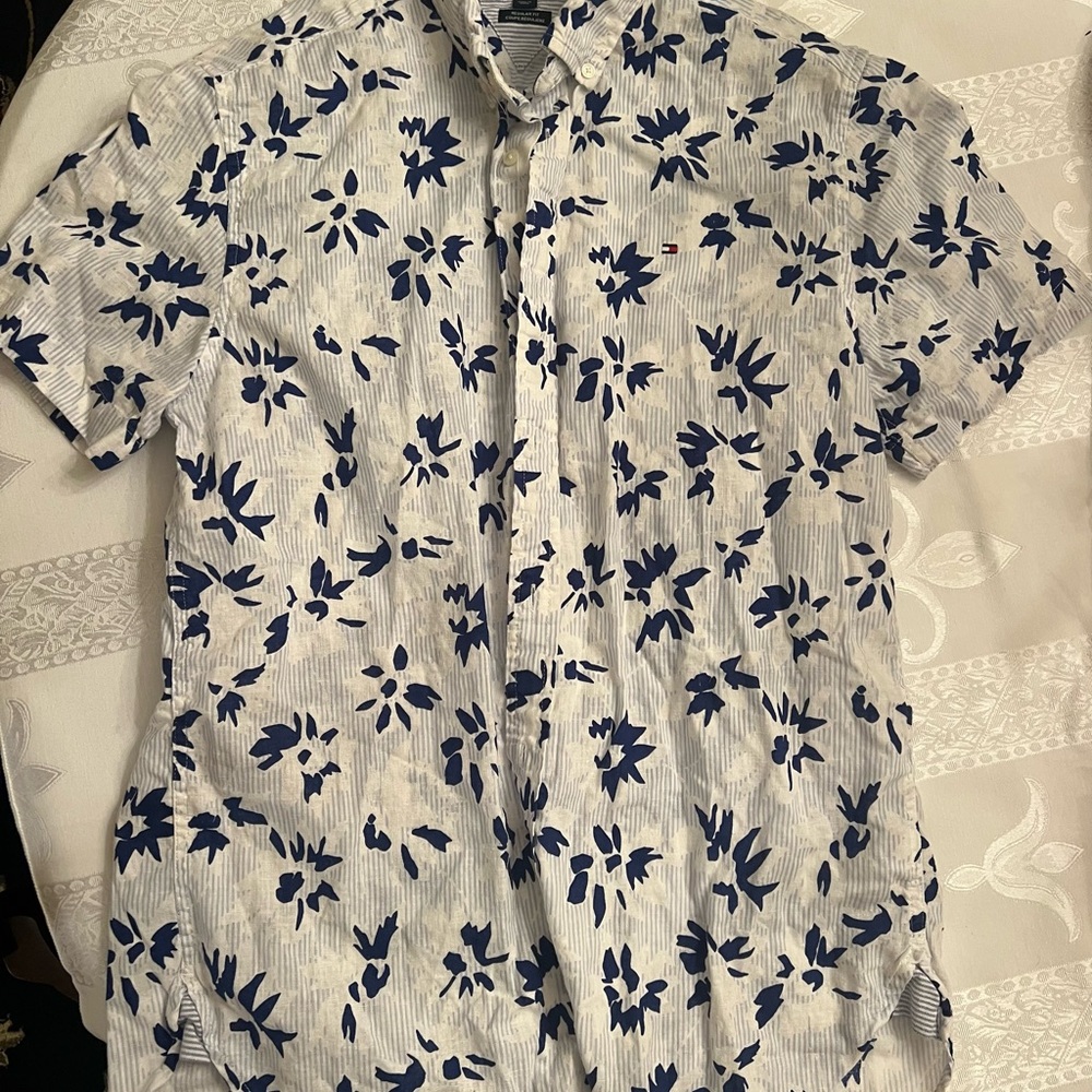 Men's Floral Short Sleeve Shirt